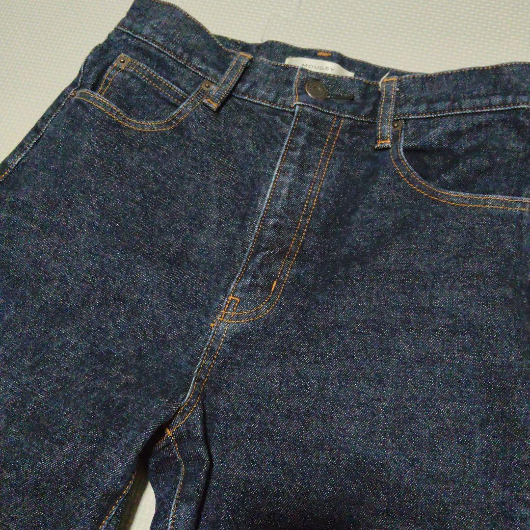 MOUSSY MVS SW FLARE size 27 濃紺 One Wash