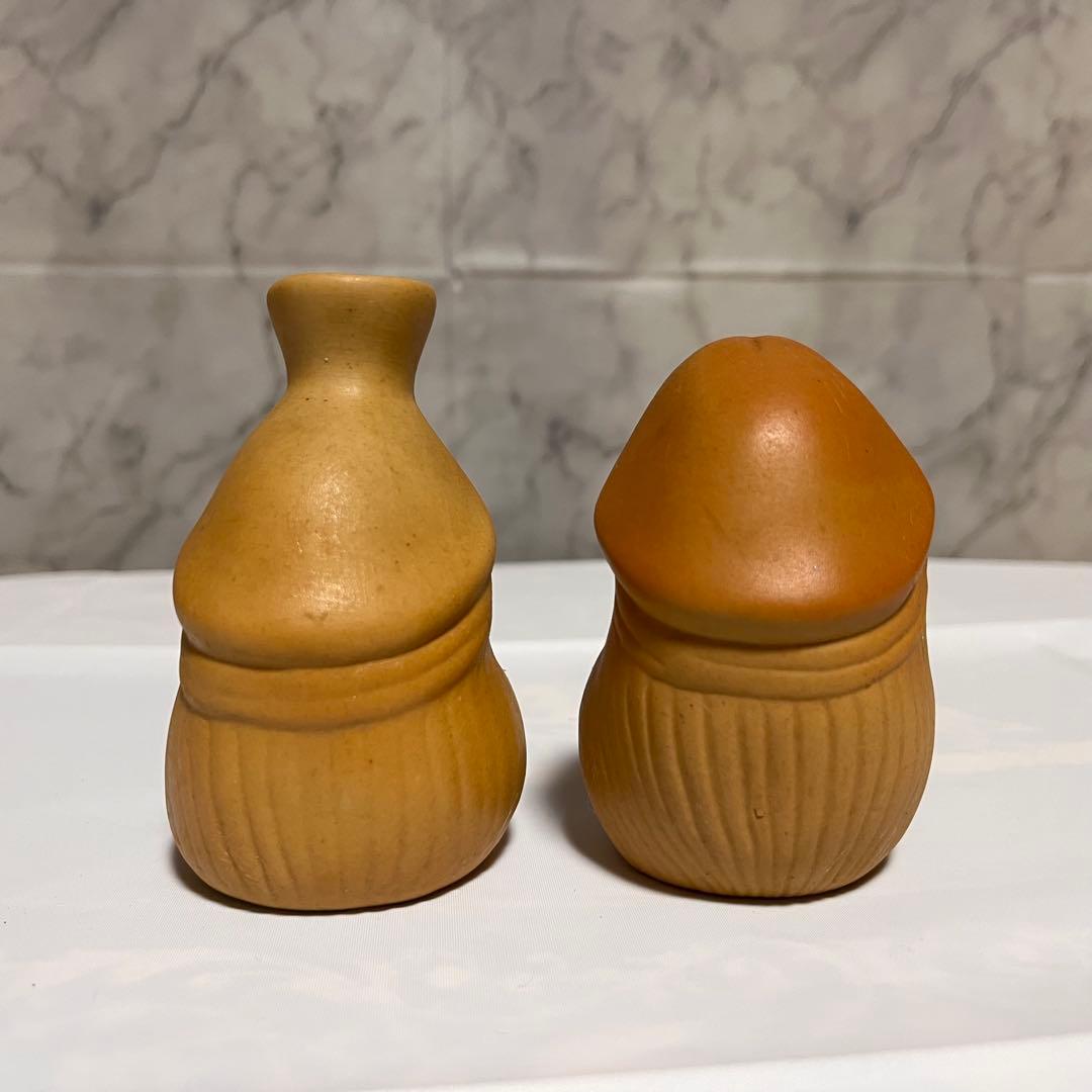 値下げ⬇️【美品】縁起物 お多福 置物 春画 男根 子宝 陶器 秘宝館 郷土玩具