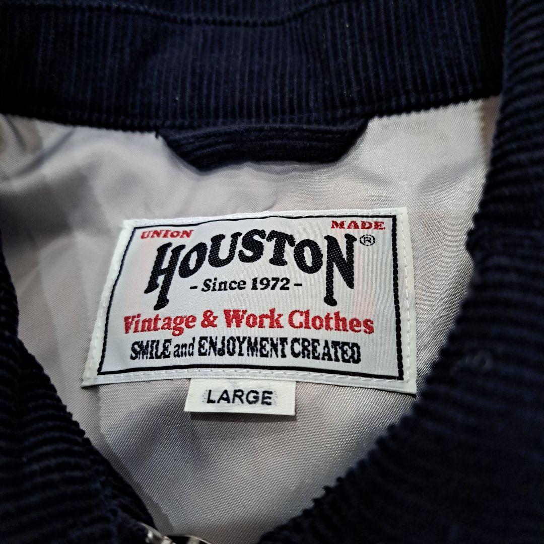 HOUSTON ネイビー コーデュロイジャケット　L　FFA