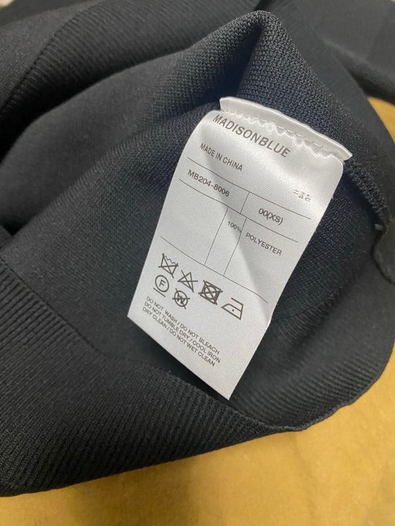 最終値下げ一度のみ短時間着用MADISONBLUE コンパクトティー00サイズ黒