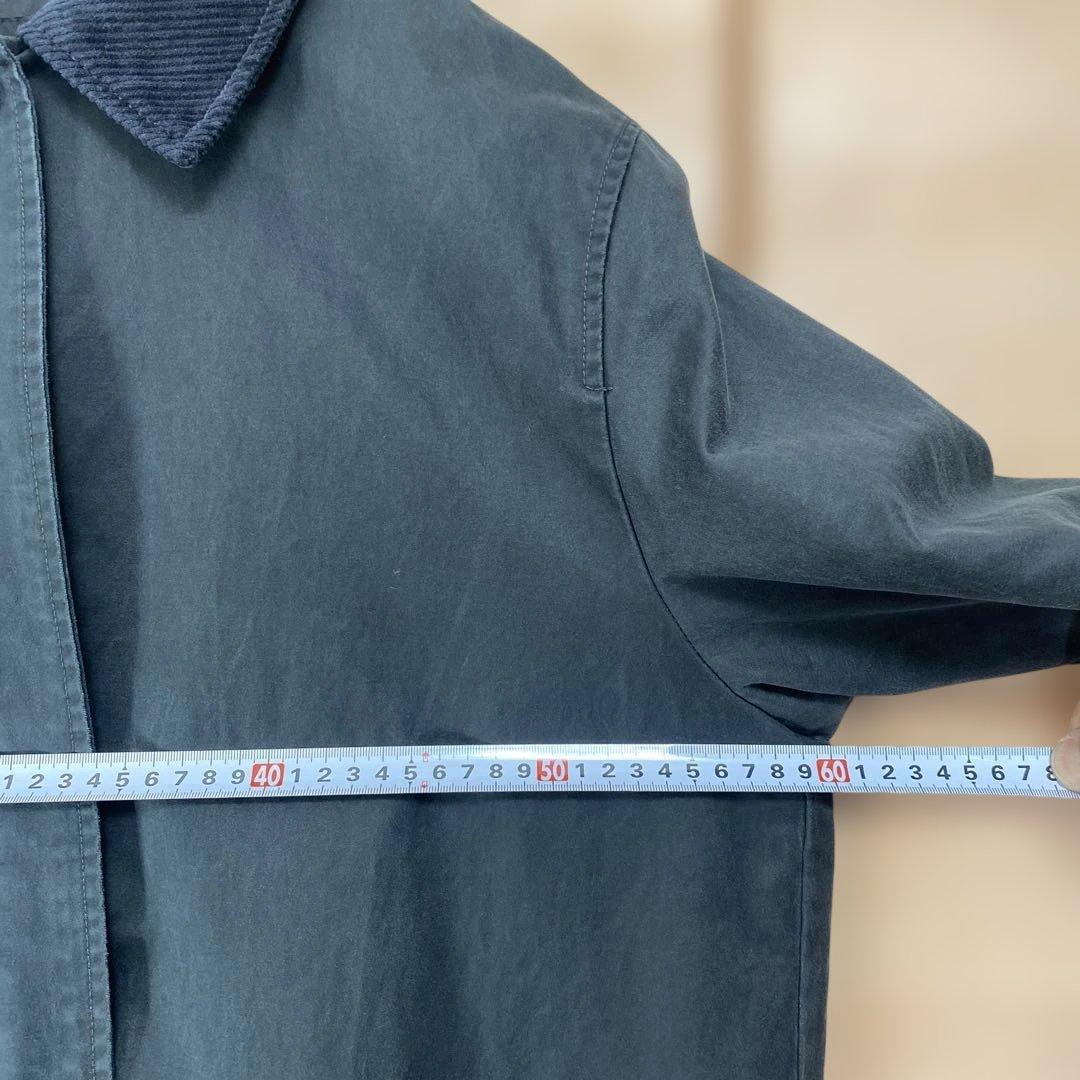ZARA ワックスフィニッシュコーデュロイカラートレンチコート　L
