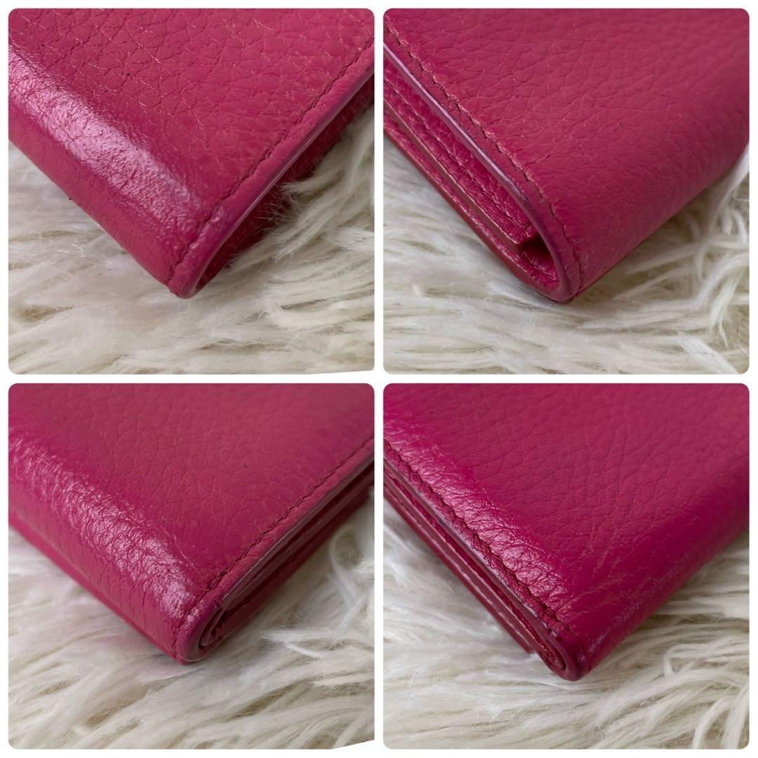 大人気✨PRADA プラダ 三つ折り財布 コンパクトウォレット シボ革 希少