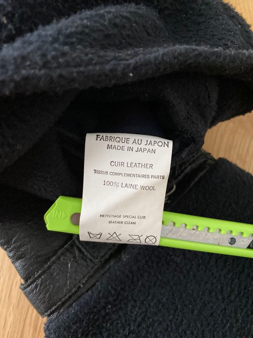 YOHJI YAMAMOTO POUR HOMME 手袋　黒