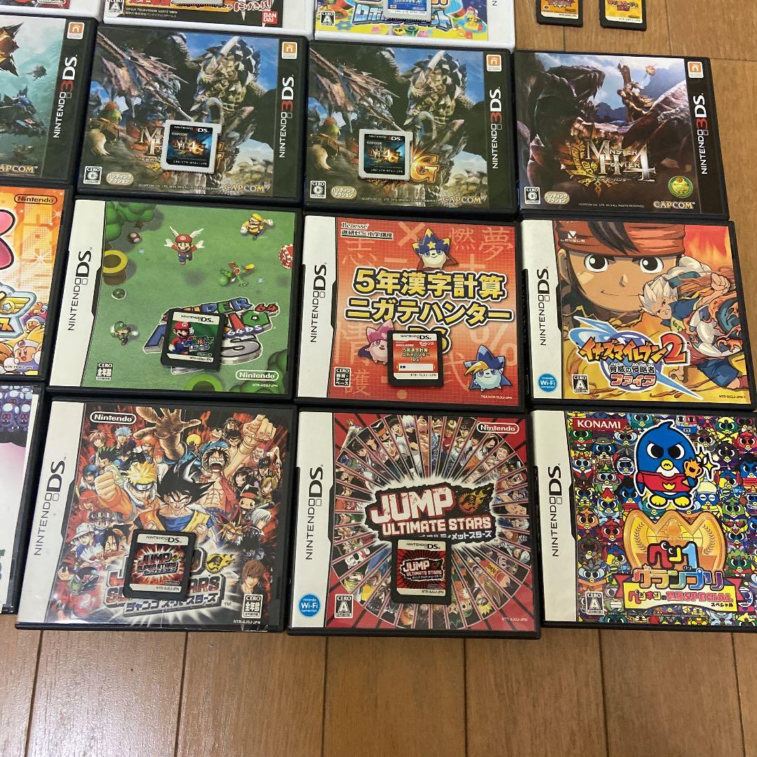 任天堂DS、3DS 箱ありカセット30個　箱無し2個　箱のみ3個