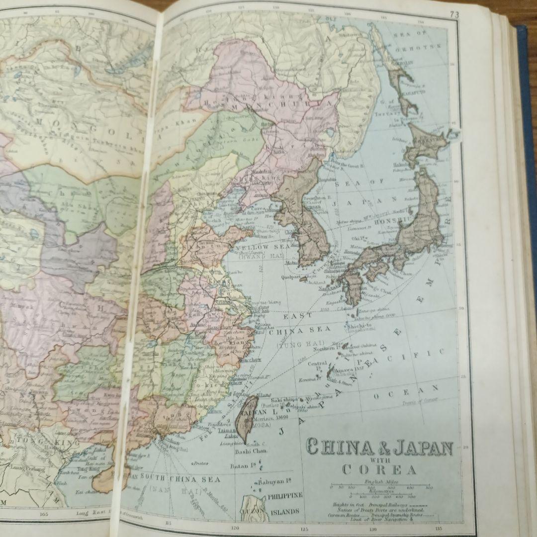 洋書 PHILIPS' RECORD ATLAS VICTORY EDITION