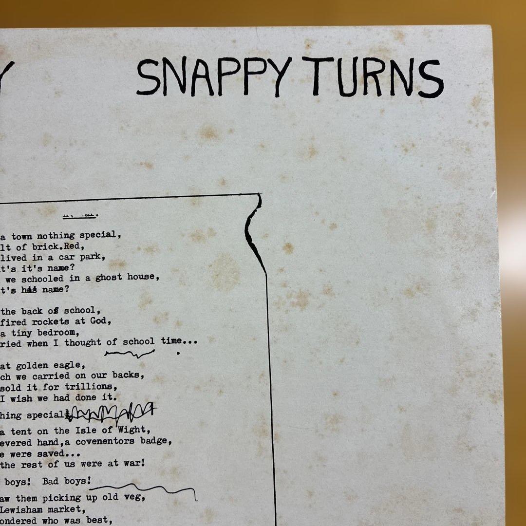 MARK PERRY / SNAPPY TURNS 輸入12inchレコード