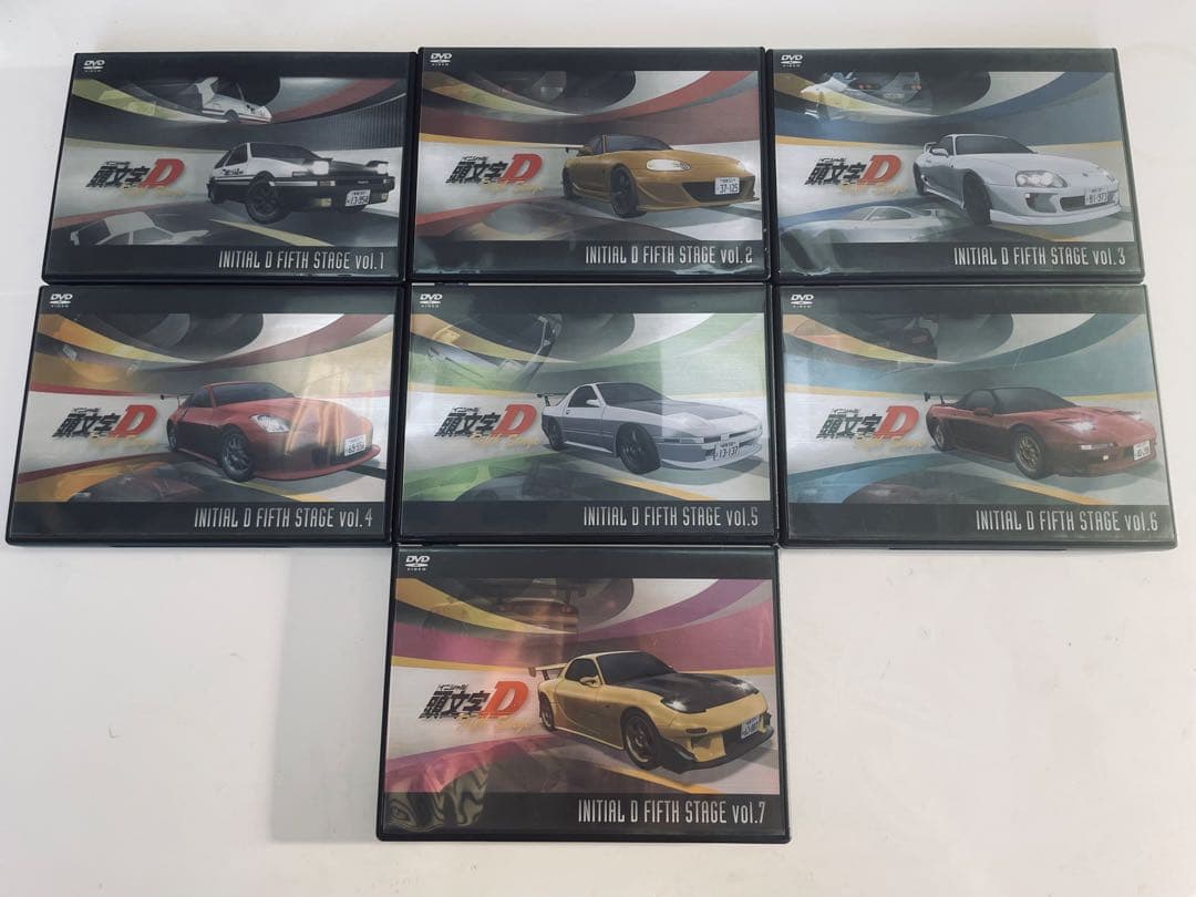 頭文字D DVD FIFTH STAGE 1-7巻 全巻セット
