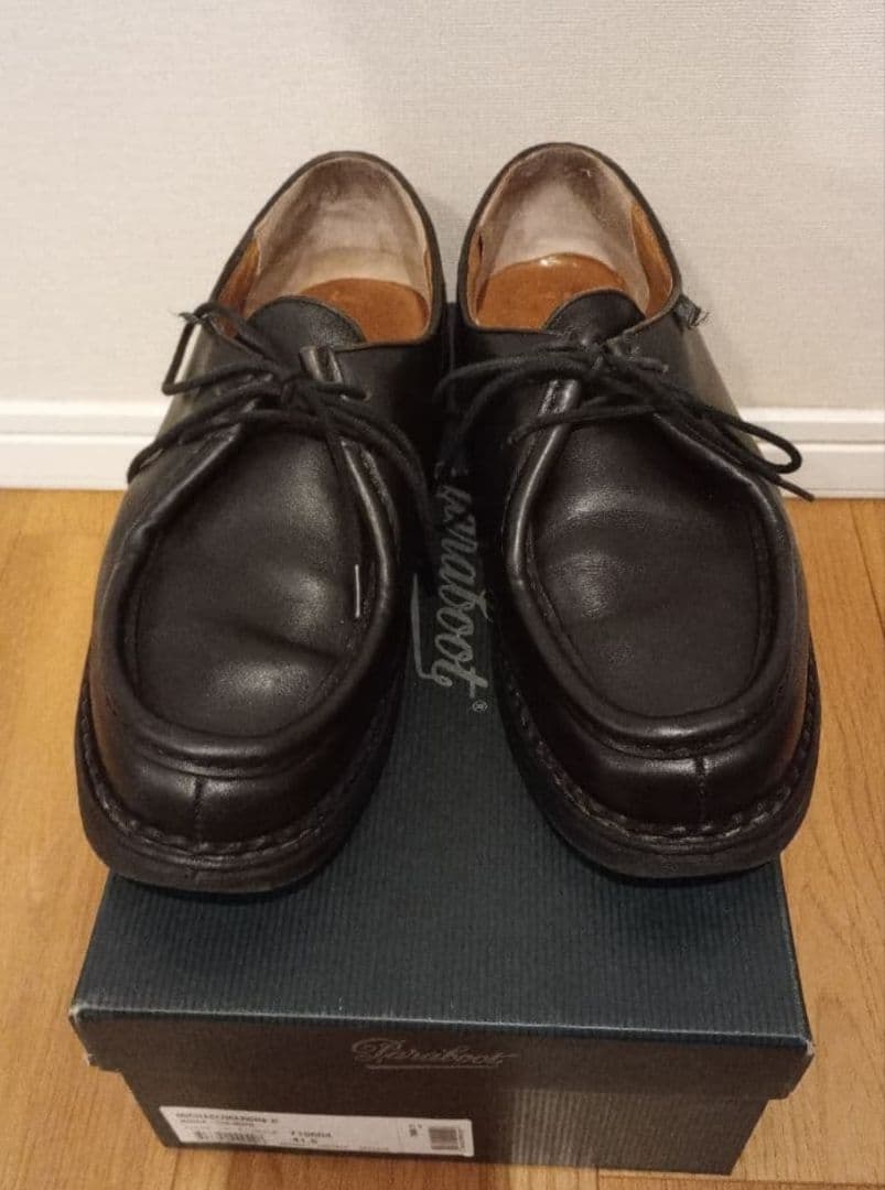 ■Paraboot■ パラブーツ　ミカエル　黒　箱付き