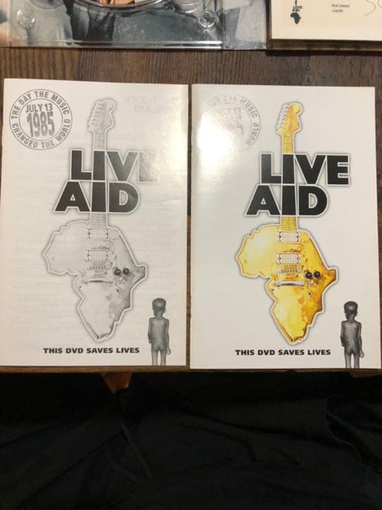 LIVE AID dvd4枚Box