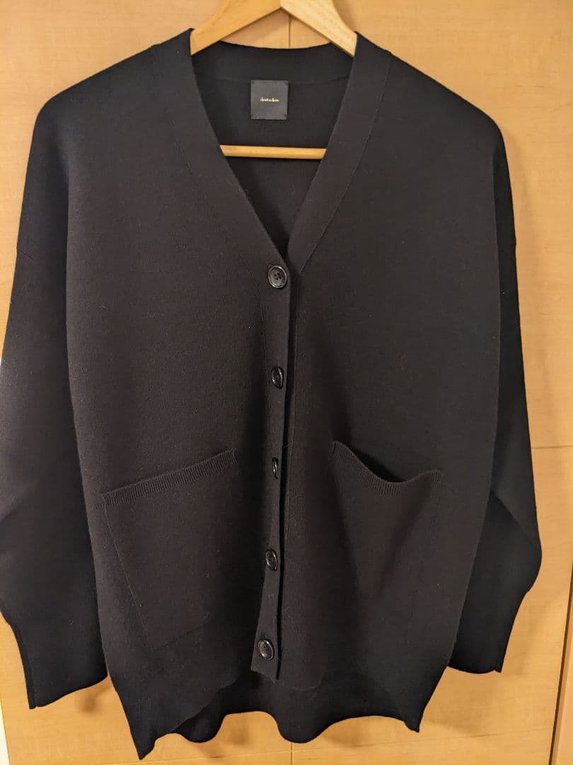 Spick&Span ダブルジャガードビッグカーディガン
