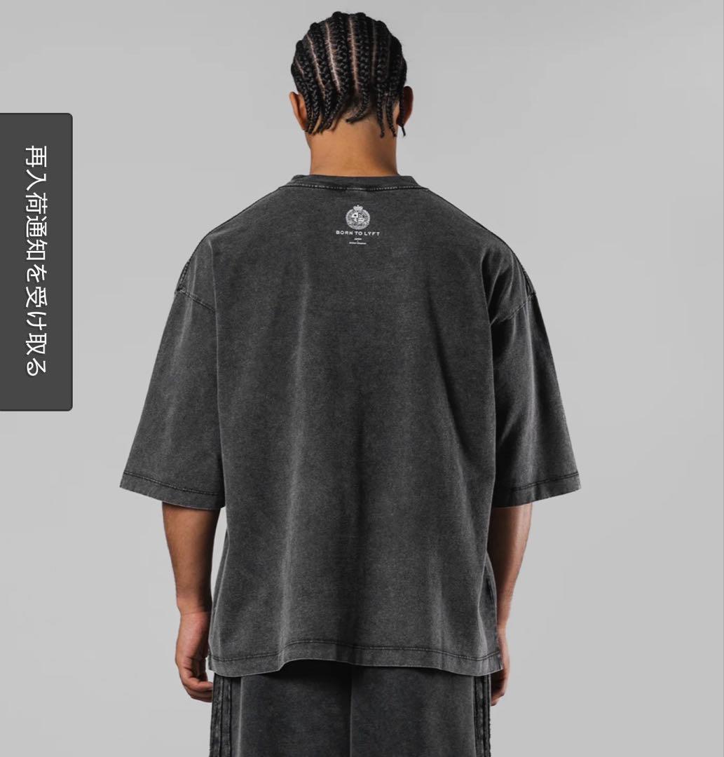 LYFT 【完売品】DUMBBELLS GRAPHIC VINTAGE T