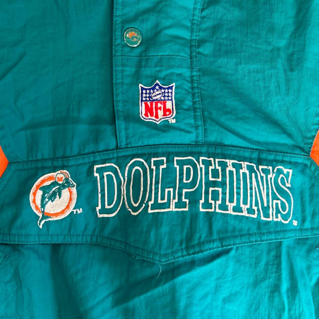 90s STARTER スターター × DOLPHINS アノラックパーカー