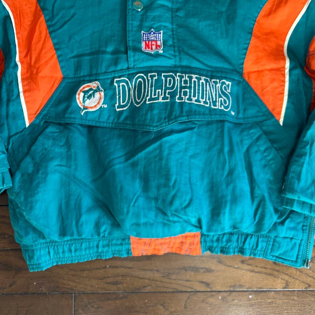 90s STARTER スターター × DOLPHINS アノラックパーカー