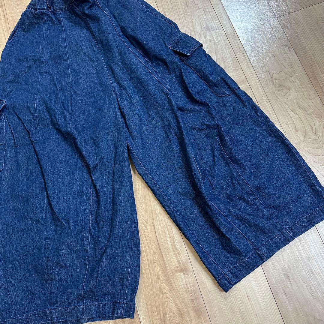 美品　定価3.1万円　ネストローブ（nest Robe）デニムバレルパンツ