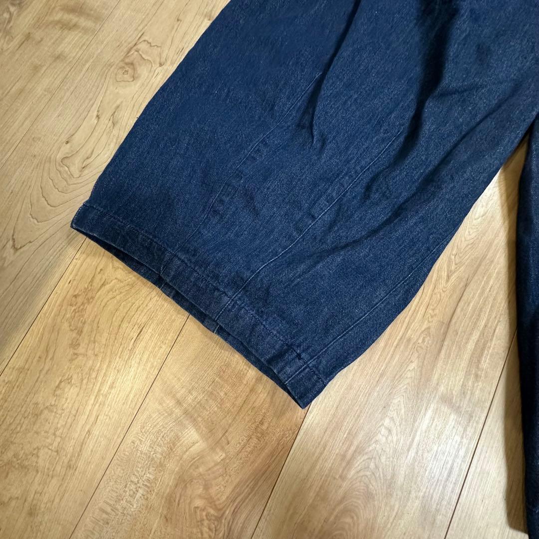 美品　定価3.1万円　ネストローブ（nest Robe）デニムバレルパンツ