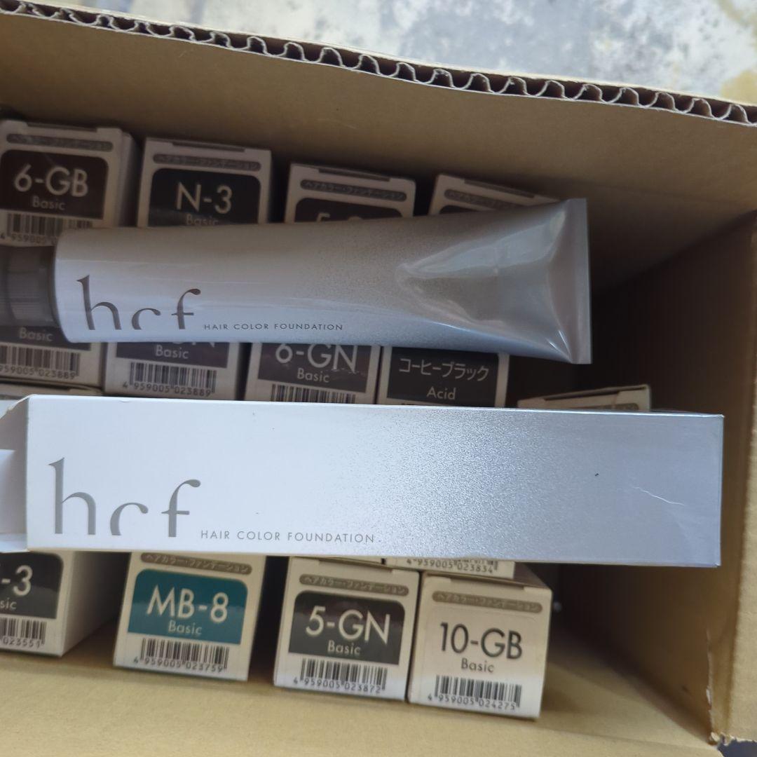 hcf HAIR COLOR FOUNDATION カラーリング剤　１剤17本