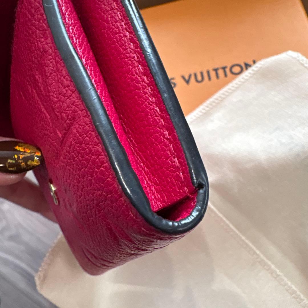 LOUIS VUITTON ピンク 折り財布