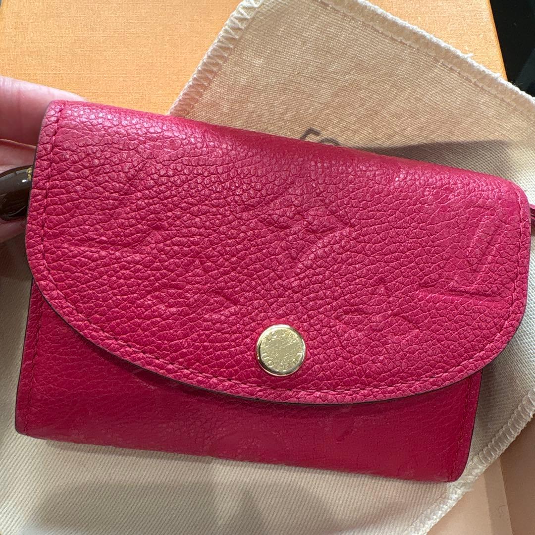 LOUIS VUITTON ピンク 折り財布