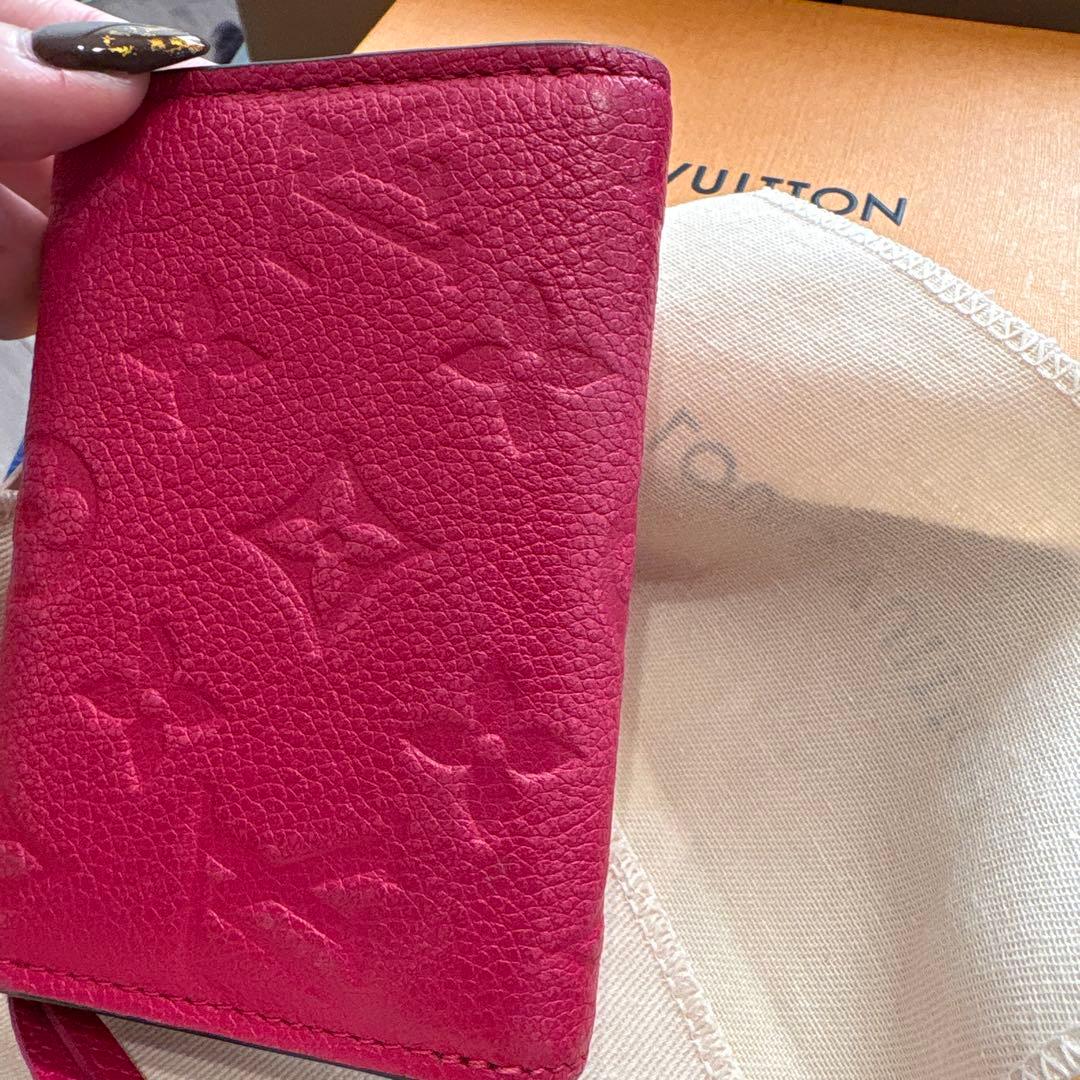 LOUIS VUITTON ピンク 折り財布