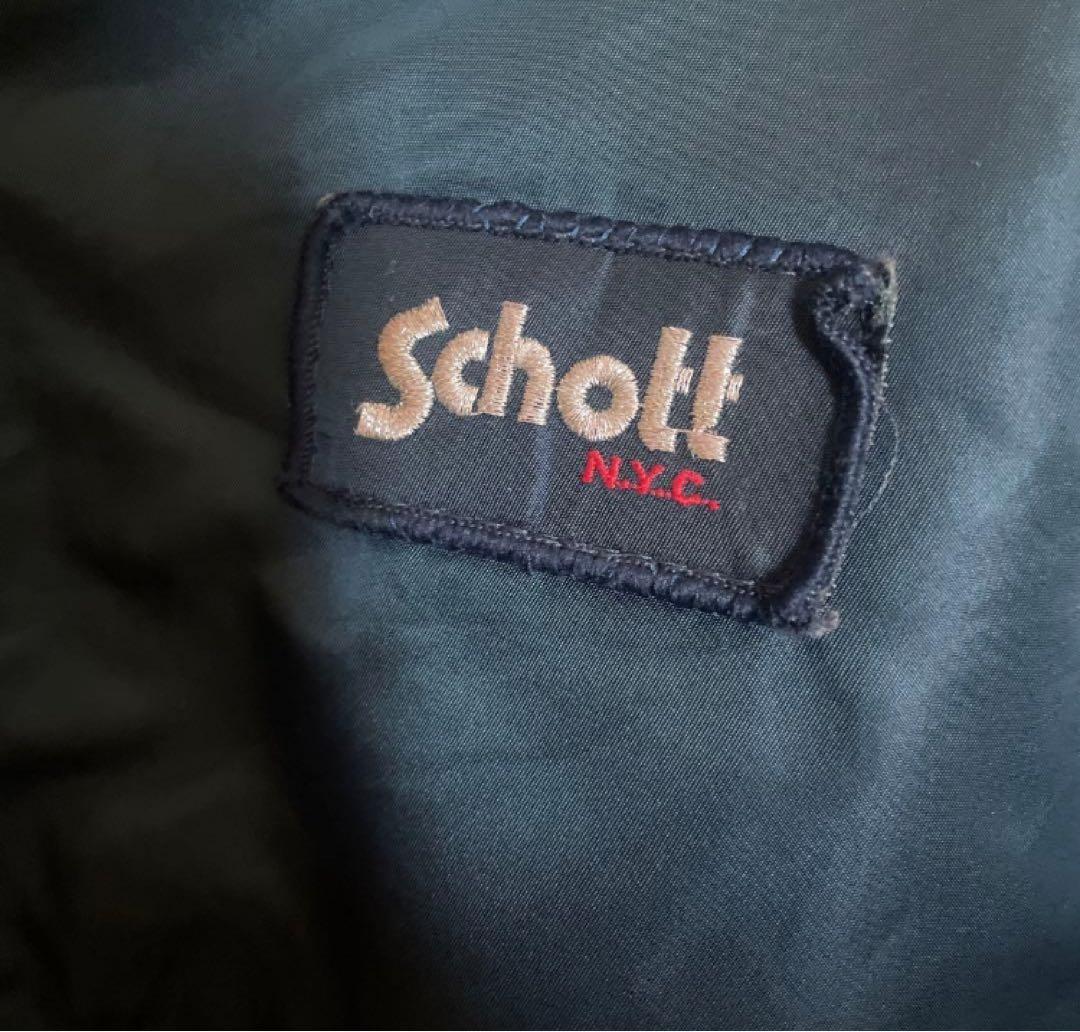 Schott CWU-R フライトジャケット ネイビー
