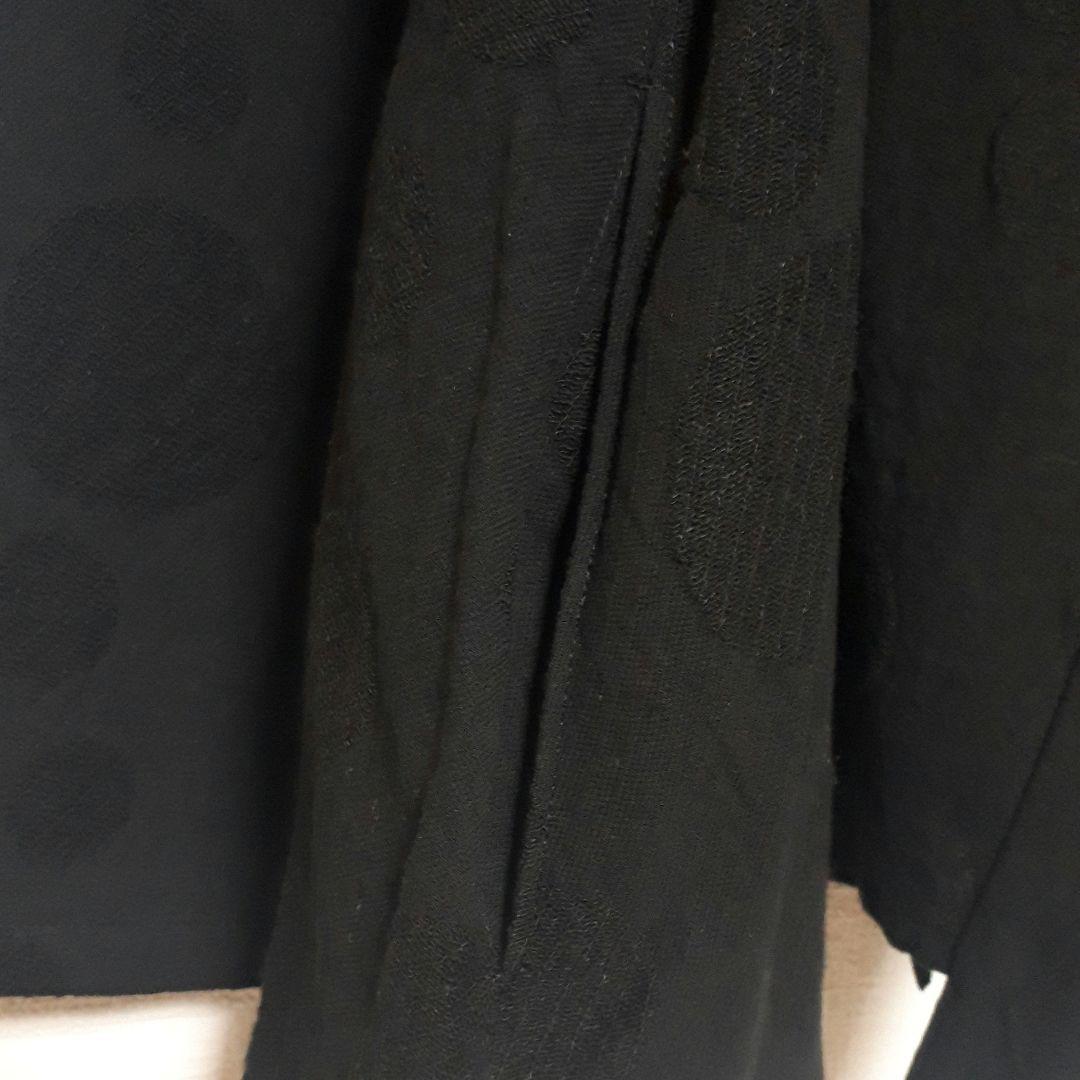 慈雨　ジウ　コットンリネンドット柄ジャケット[美品]