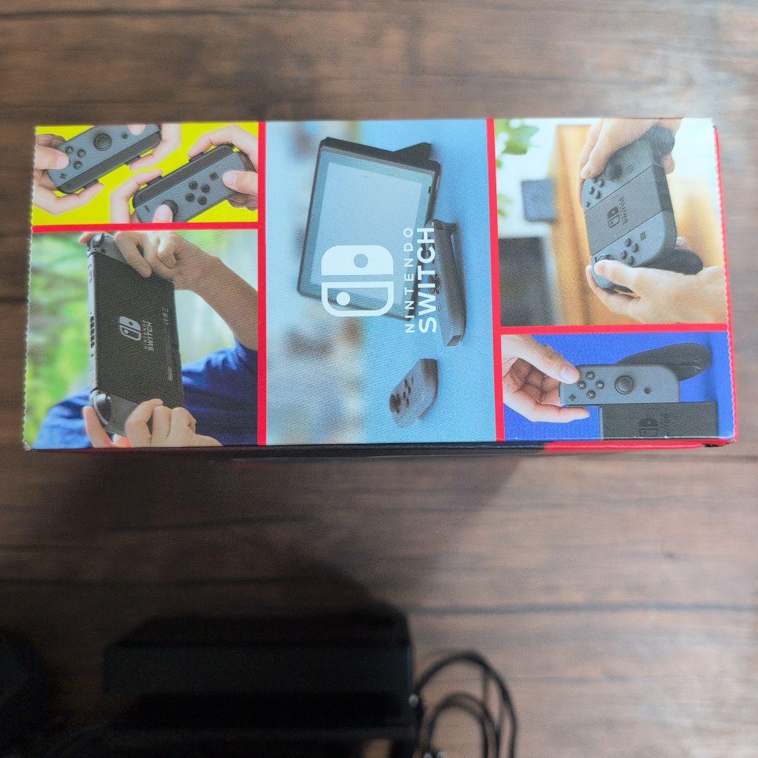【美品】Nintendo Switch 本体 グレー バッテリー強化版