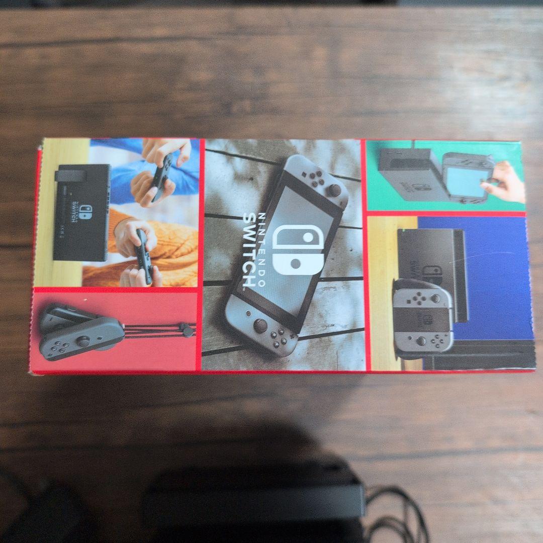 【美品】Nintendo Switch 本体 グレー バッテリー強化版