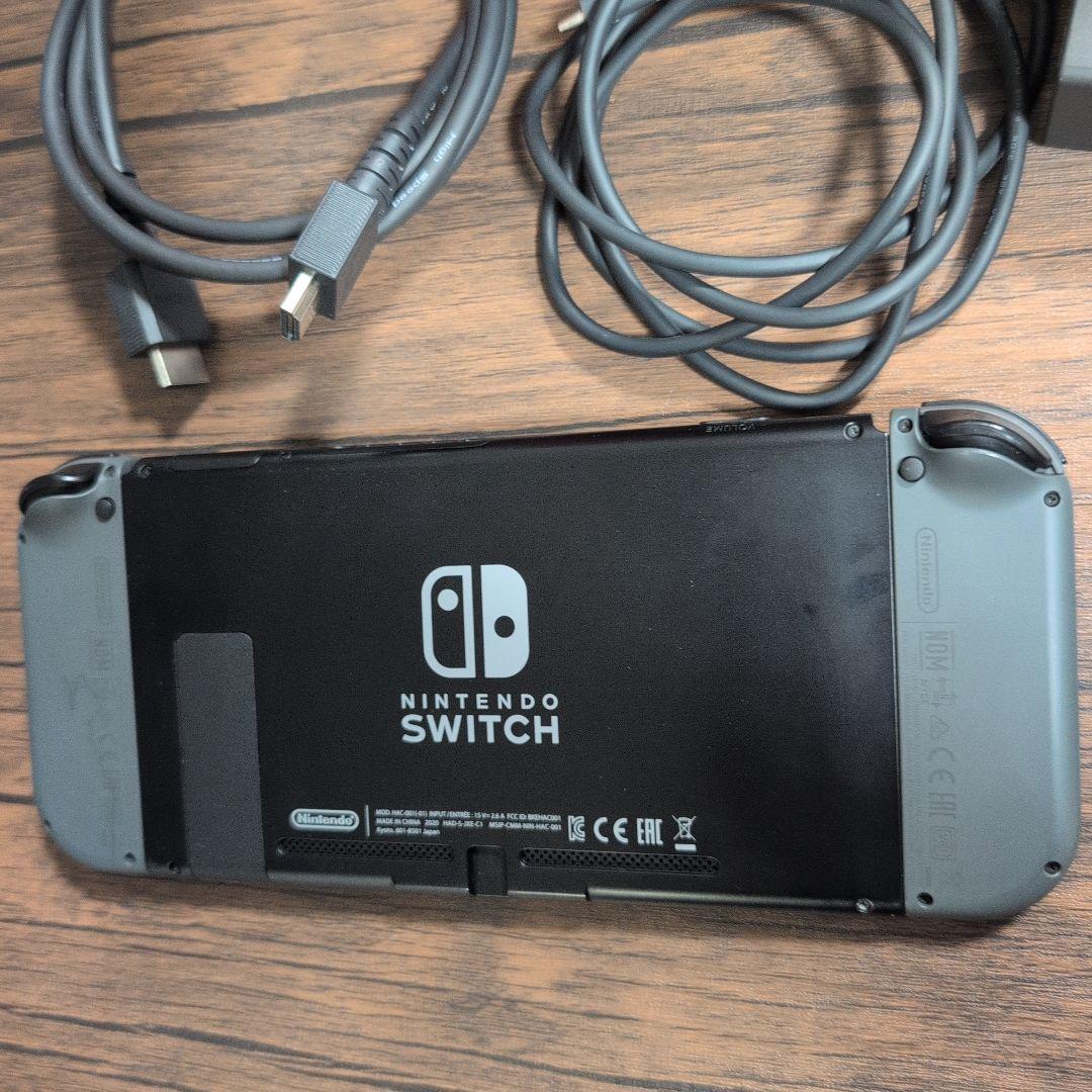 【美品】Nintendo Switch 本体 グレー バッテリー強化版