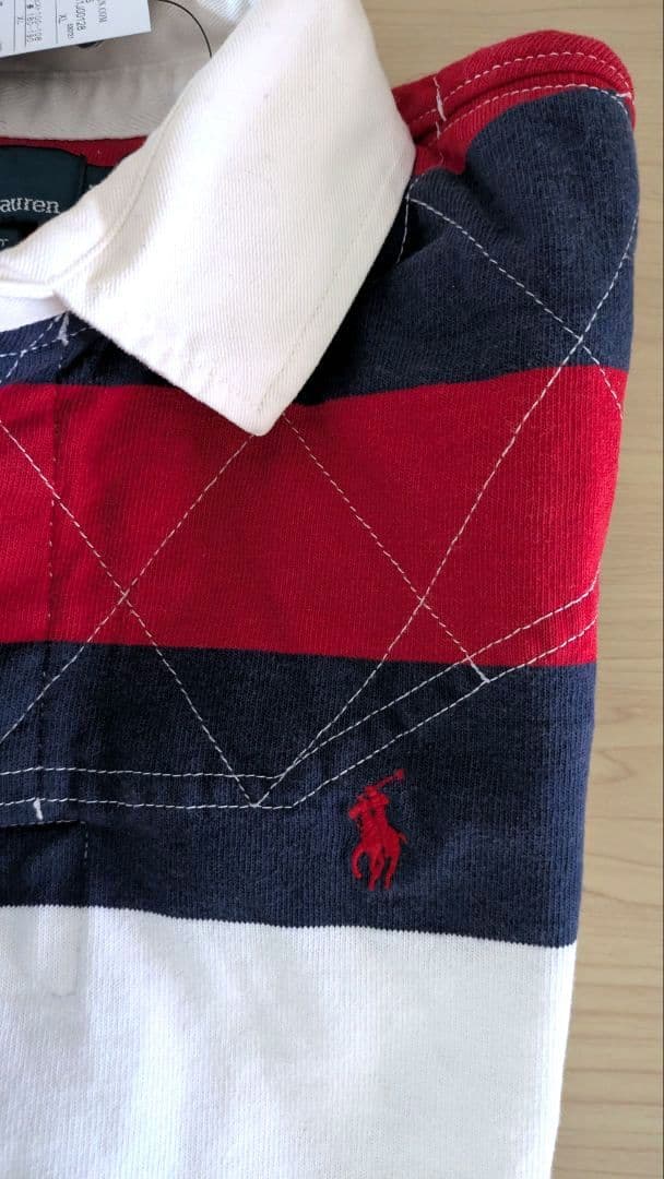 POLO ポロ ラルフローレン 長袖 ラガーシャツ (メンズ XL)