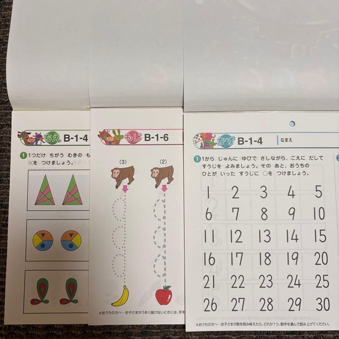 【ひまわりの花☆様】七田式プリントB ちえ もじ かず vol.1〜10 セット