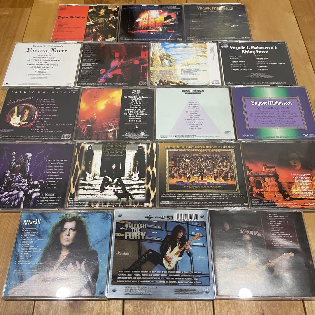 Yngwie Malmsteen / CD18枚セット + 教則DVD