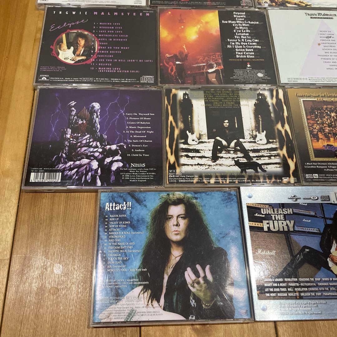 Yngwie Malmsteen / CD18枚セット + 教則DVD