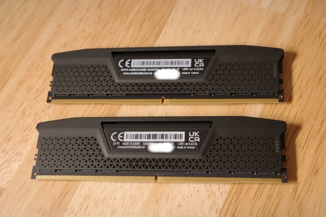 メモリー VENGEANCE DDR5-5600Hz 64GB