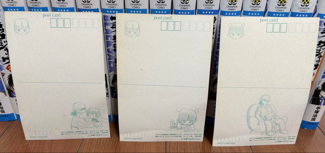 ブラックジャック 全17巻　ピノコ漫画コマデザインBox　ポストカード3種類付き