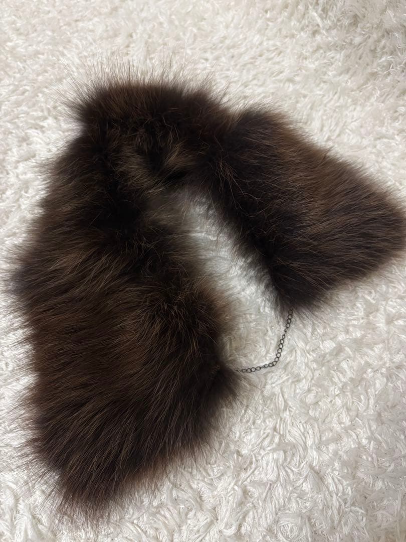 美品　23区　カシミヤ　ロングコート　ベルベットコート　フォックスファー　38