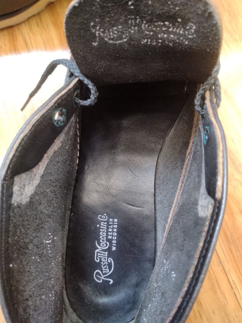 Russell Moccasin Co. ブラックモカシン　8インチ