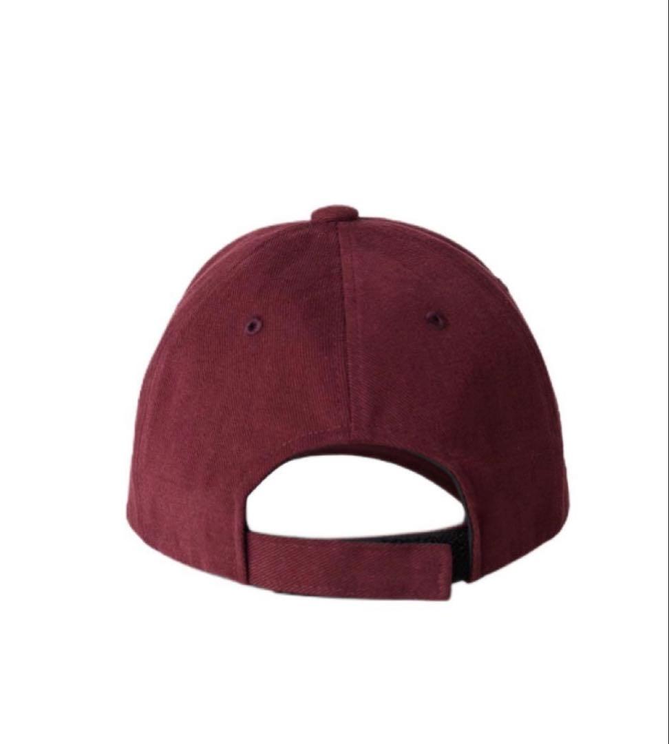 帽子 gadid anoniem cap DENI BURGUNDY