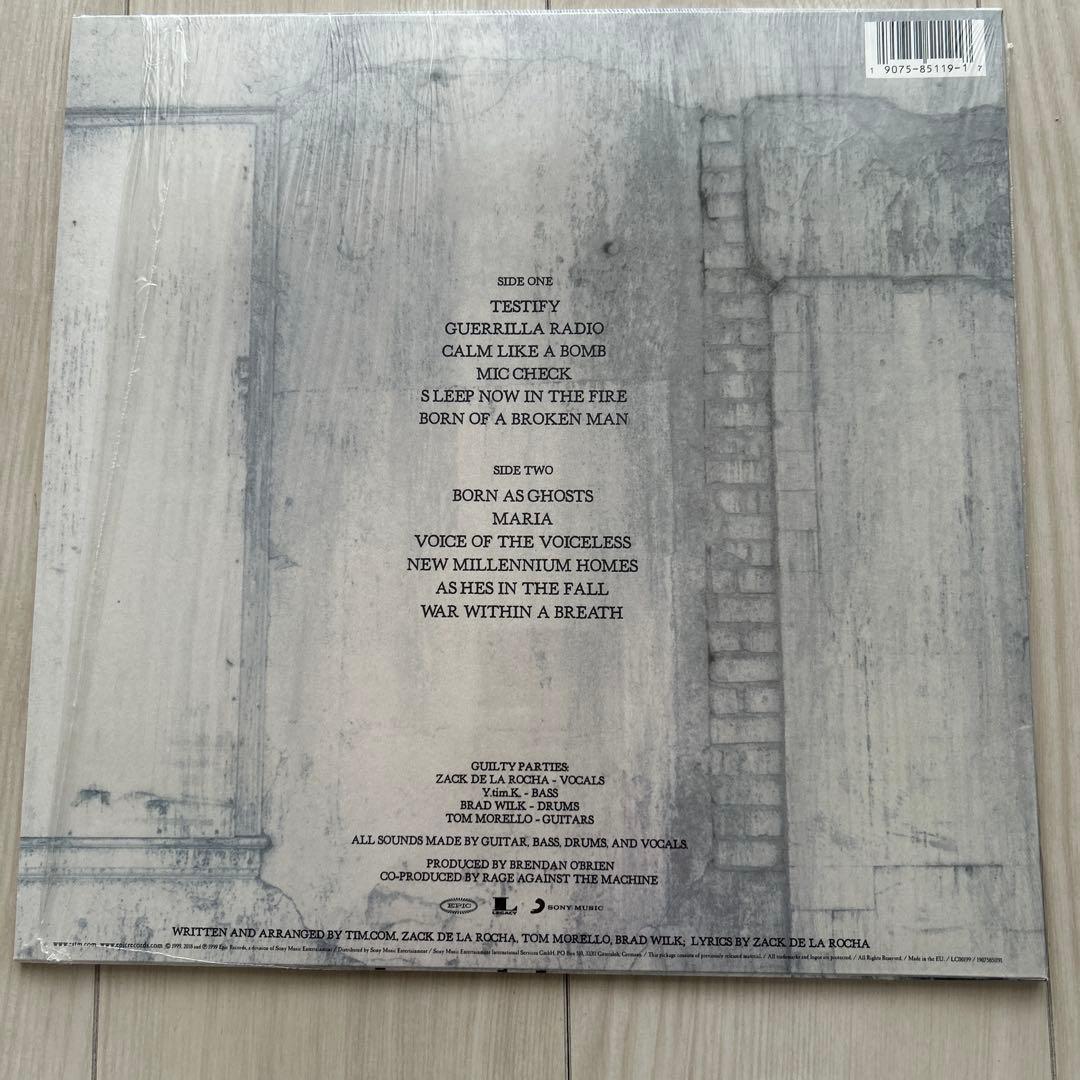 洋楽 RAGE AGAINST THE MACHINE LP
