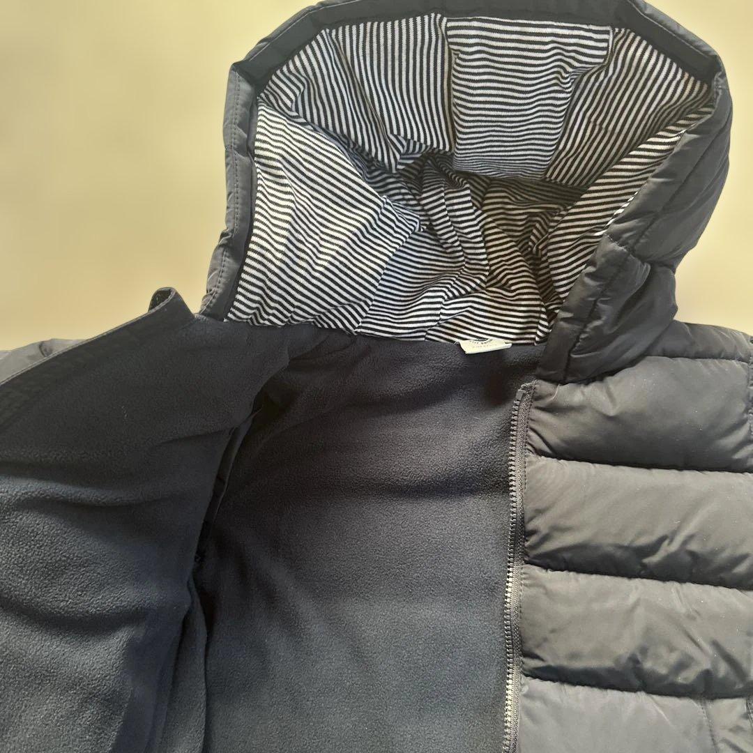 美品！PETIT BATEAU プチバトー　中綿入りフードジャケット