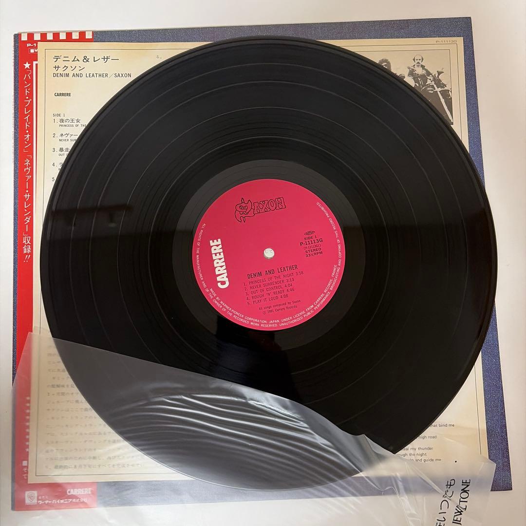 サクソン SAXON LP 2枚セット 帯付