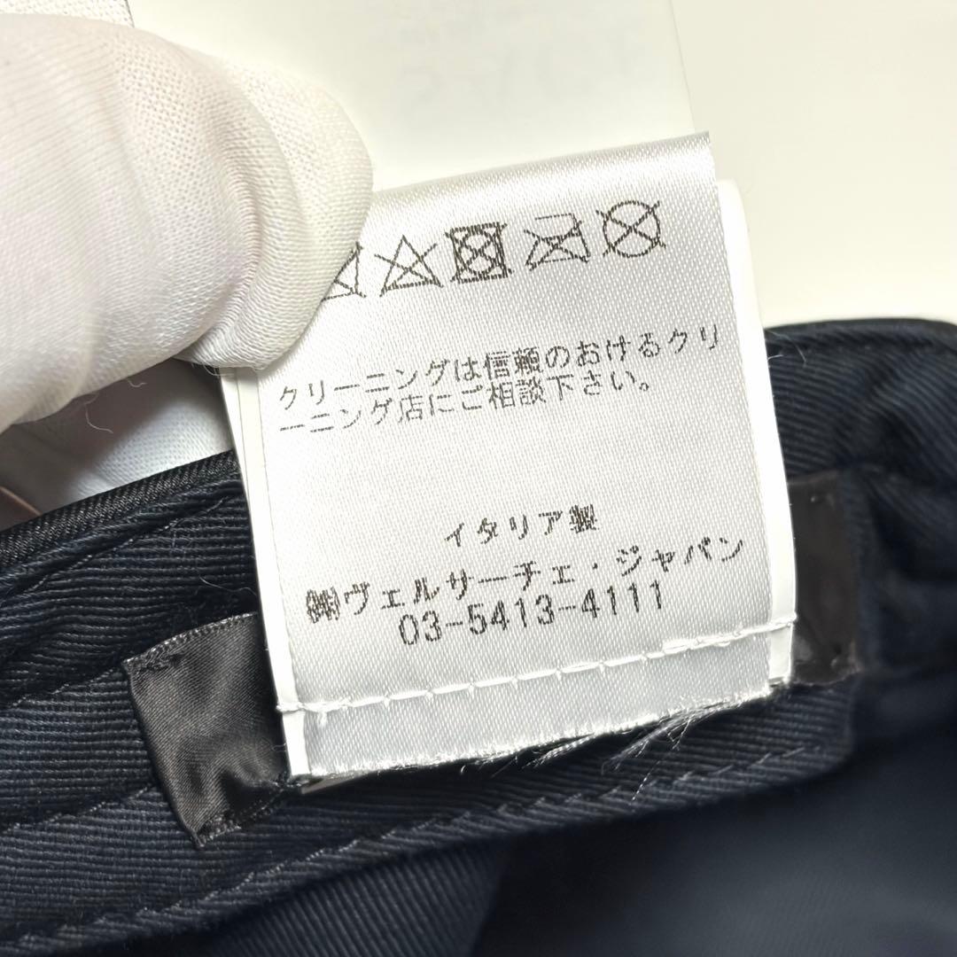 VERSACE キャップ メドゥーサ バロック調 ブラック RFID 美品