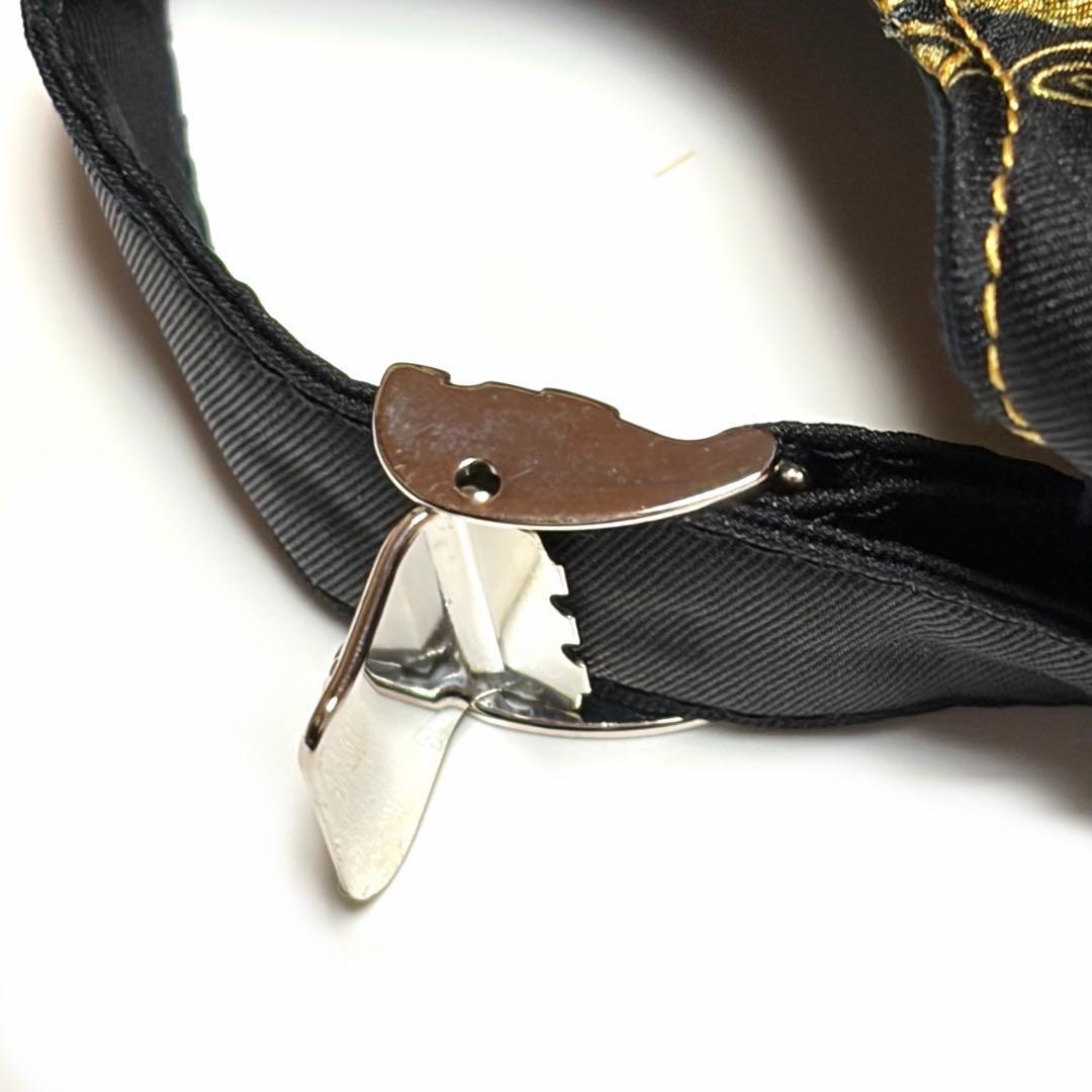 VERSACE キャップ メドゥーサ バロック調 ブラック RFID 美品
