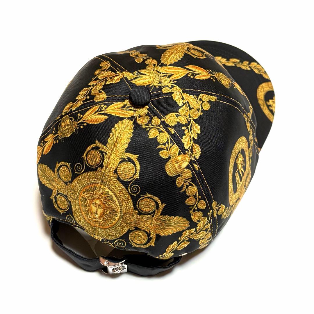 VERSACE キャップ メドゥーサ バロック調 ブラック RFID 美品