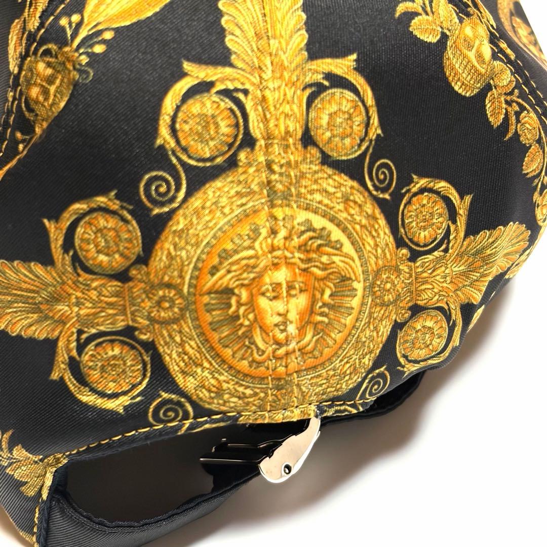 VERSACE キャップ メドゥーサ バロック調 ブラック RFID 美品