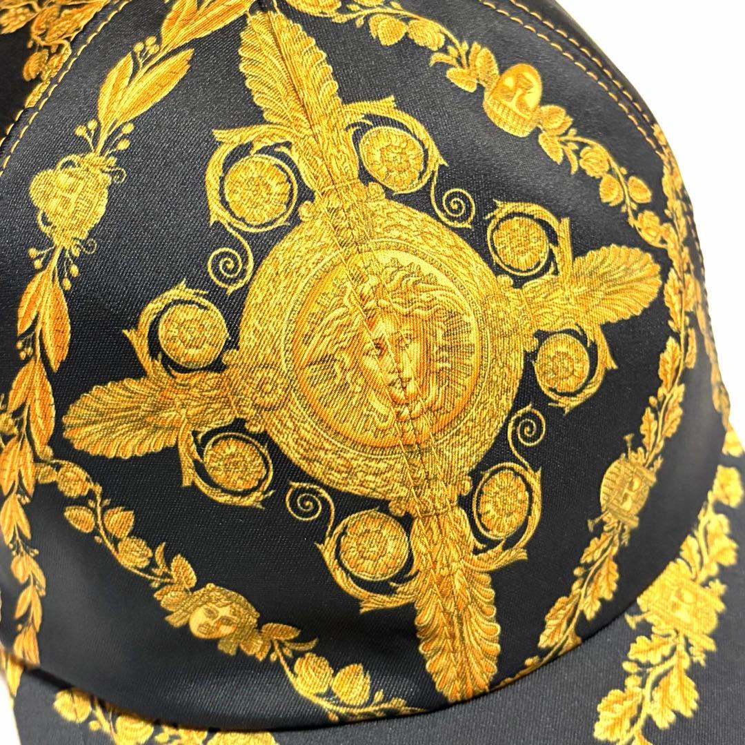 VERSACE キャップ メドゥーサ バロック調 ブラック RFID 美品