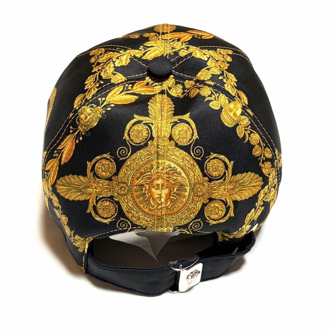 VERSACE キャップ メドゥーサ バロック調 ブラック RFID 美品