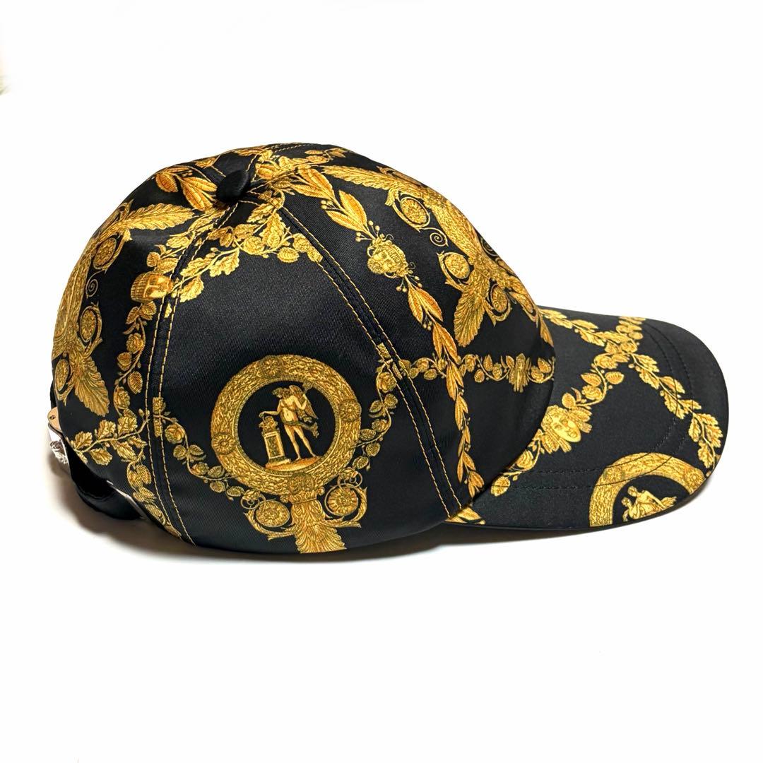 VERSACE キャップ メドゥーサ バロック調 ブラック RFID 美品