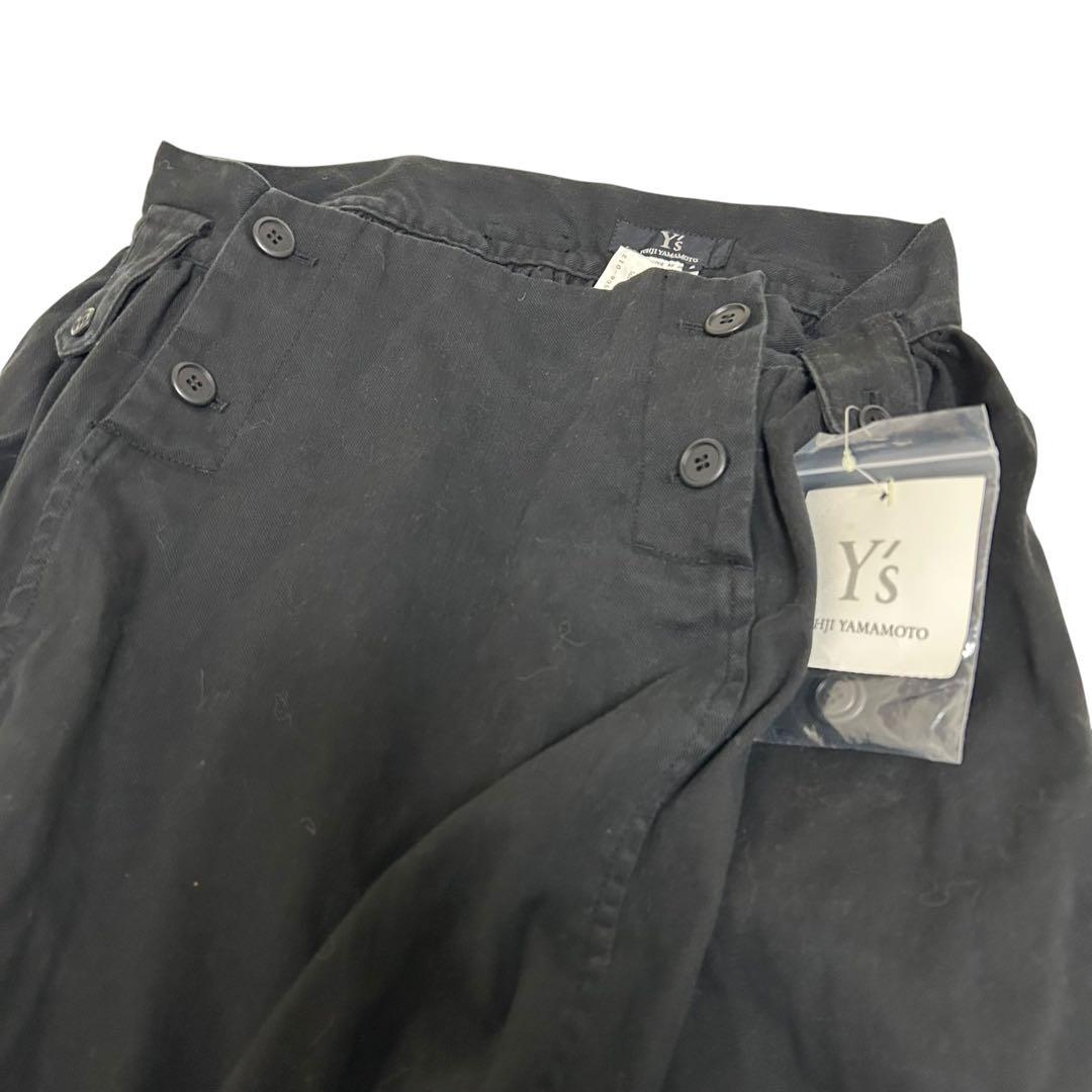 新品　Y's Yohji Yamamotoブラック　フレアスカート