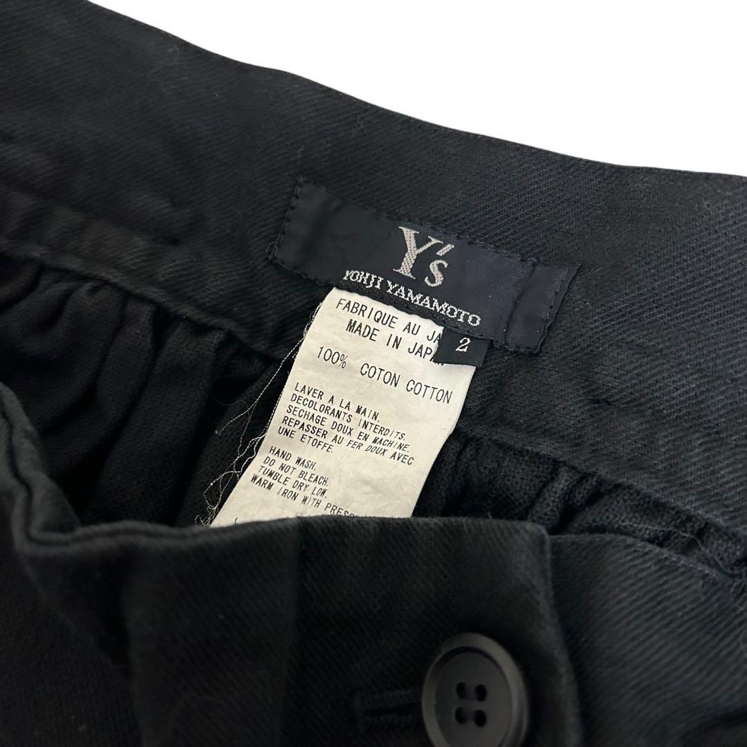 新品　Y's Yohji Yamamotoブラック　フレアスカート
