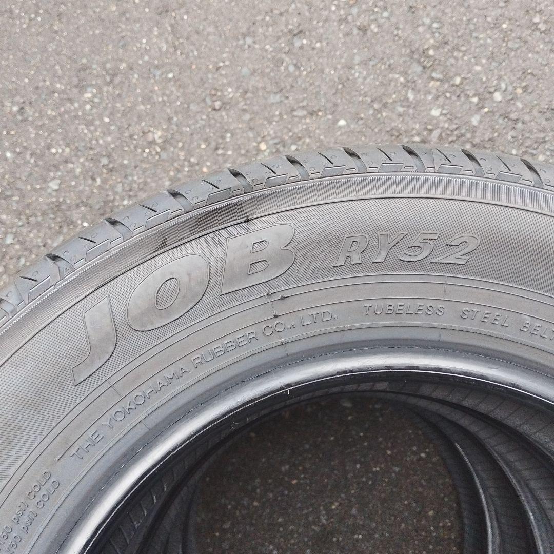 新車外し　ヨコハマ　145/80R12 80/78 4本　軽トラ　軽バン